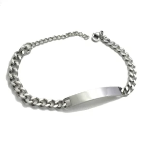 Pulsera Personalizada Plateada